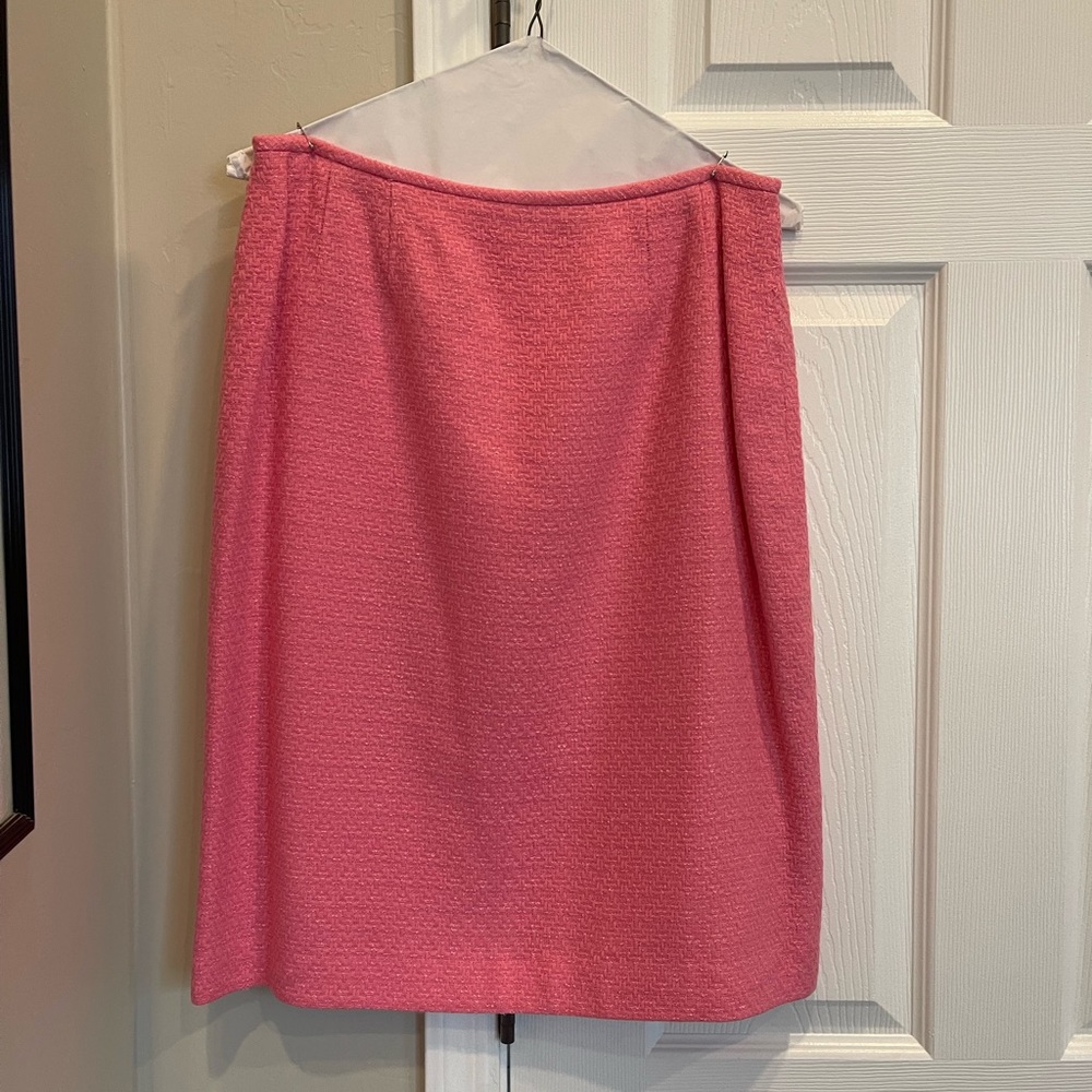 Pretty pink pencil skirt